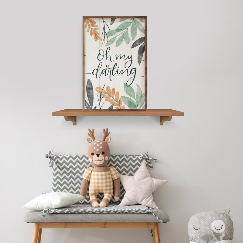 «Sage Sayings I Darling» par Becky Thorns, H 8 po x l 5 po