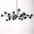 Hudgins 24 - Light Dimmable Sputnik Chandelier