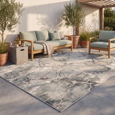 Tapis moderne à poils courts, effet aquarelle abstrait vieilli, vert, gris, ivoire, antidérapant, pour intérieur et extérieur, adapté aux animaux domestiques, idéal pour salon, chambre, salle à manger, entrée, couloir, bureau, cuisine, zones de passage intense, facile à nettoyer, imprimé, ultra doux, bord ourlé et lavable.