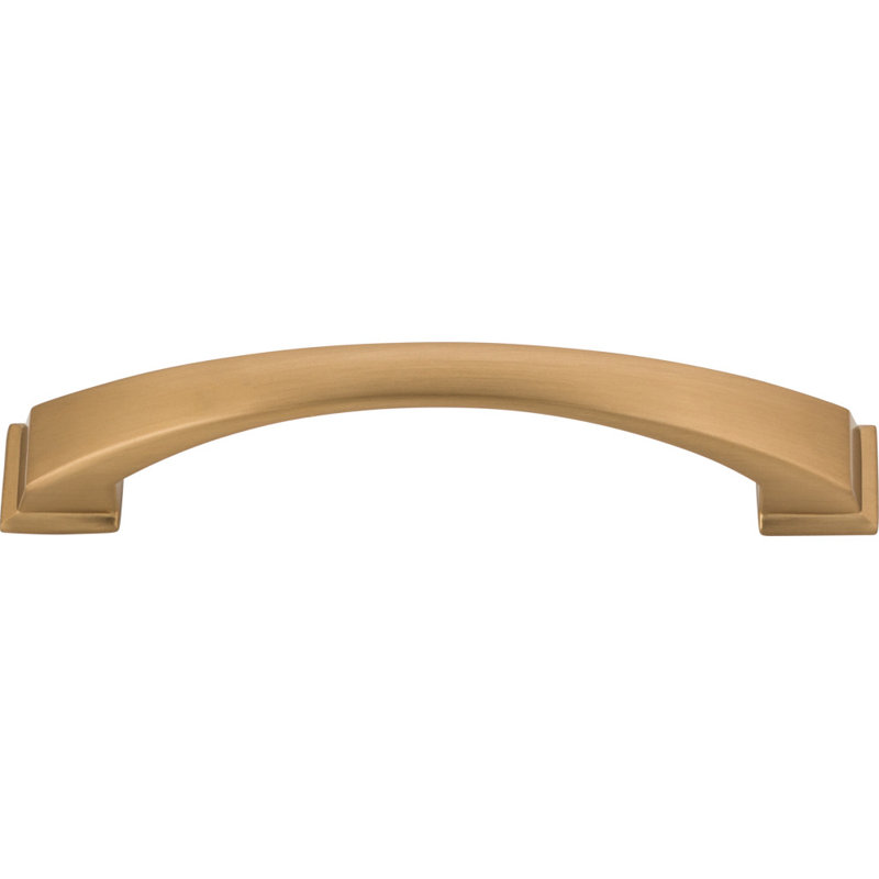 Roman Arch Pull, Satin Bronze, 5"