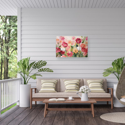 Sasha Pink Extract Outdoor  Canvas