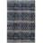 Geometric Power Loom Blue Area Rug-1709678580