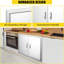 304 Stainless Steel Single Bbq Access Door With Vents