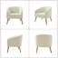 Briggitte Modern Boucle Armchair-126352027