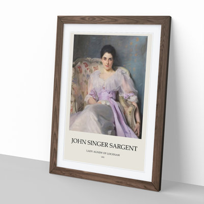Lady Agnew of Lochnaw by John Singer Sargent - Picture Frame Art Prints