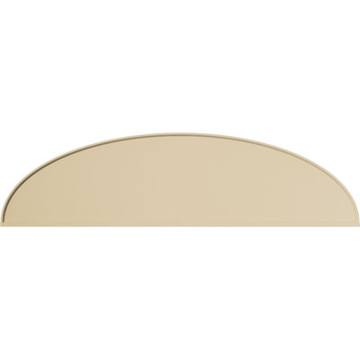 Fronton en uréthane Elliptical Signature, brun clair apprêté