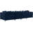Tremblay 138" Velvet Square Arm Modular Sofa-87475419