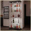ModernTempered glass display cabinet with paipai lights,with locks-962227350