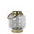 Lantern With Brass Handle  5” Drop Handle