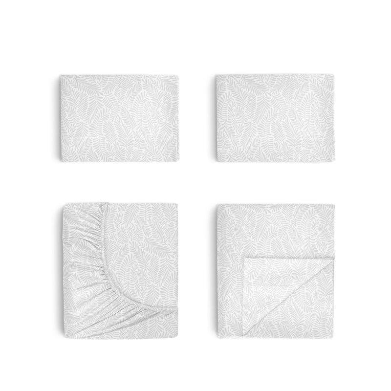 Southern Tide Cedar Island Full Grey Sheet Set, Full  Sheet Set with 2 Pillowcases 