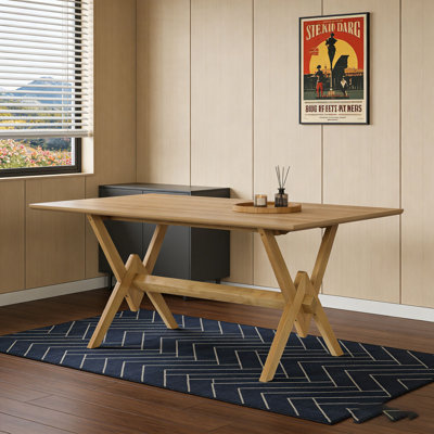 63" Double V Dining Table
