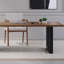 Bureau d'écriture rectangulaire en bois massif noyer-283069324