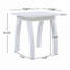 Table d'appoint en bois d'acacia blanc SELMA, durable et élégante pour les intérieurs modernes-980025094