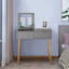 Ensemble coiffeuse avec miroir Tristin Nordic-217938331