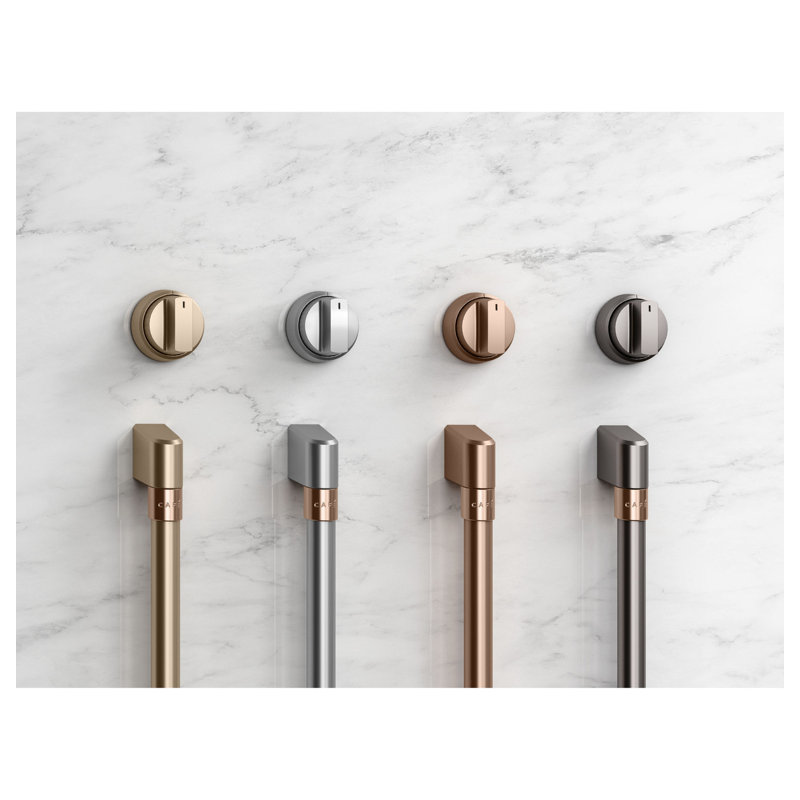 Front Control Electric Range Handle Kit, Brushed Copper