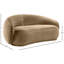 Causeuse en velours Emery-106275178