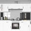 Vidaxl Kitchen Backsplash White 80 X 40 Cm Tempered Glass-119815114-119815101