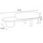 Banc rembourré blanc noisette-455051665