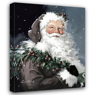 Lark Manor™ Comish, Susan Gallery Wrapped Canvas Art Titled: BerryChristmas Colorized