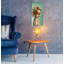  «Cheetah On Seaglass» par Heather Gauthier, art mural en verre acrylique, 12 po x 24 po-137177626