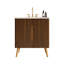 Meuble-lavabo double avec lavabo et portes à fermeture douce Minimalist-133678050