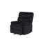 Fauteuil inclinable à bascule, noir