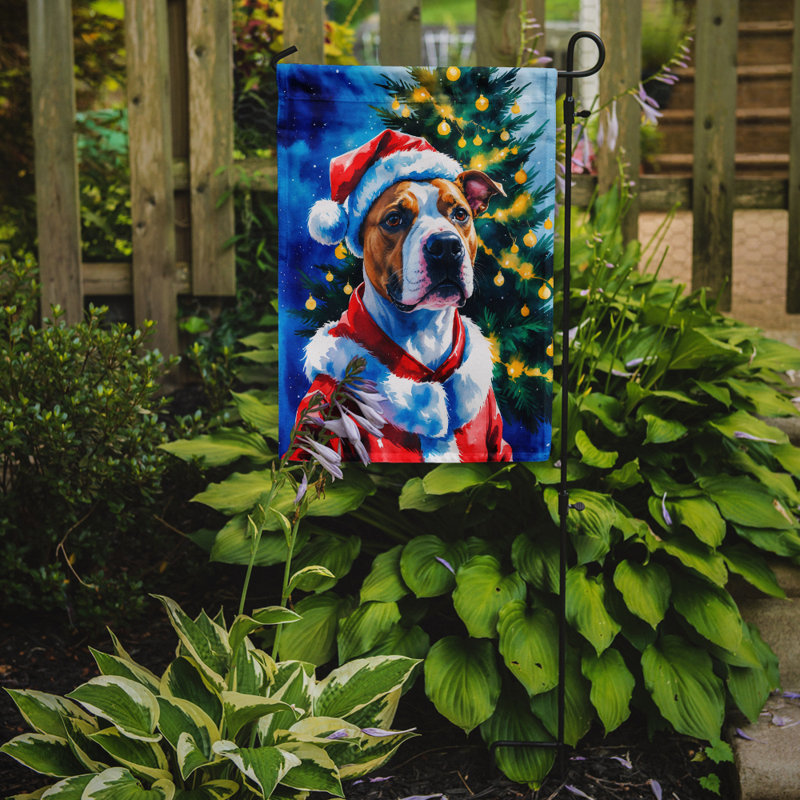 Drapeau de jardin Doberman Pinscher, Pitbull-terrier