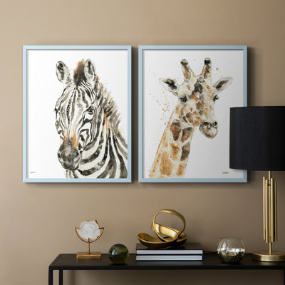 Impression encadrée Savannah Ii-Premium - prête à être accrochée - aucun clou requis - aucun clou requis