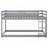 Twin Over Twin Floor Bunk Bed With Ladder-31328548
