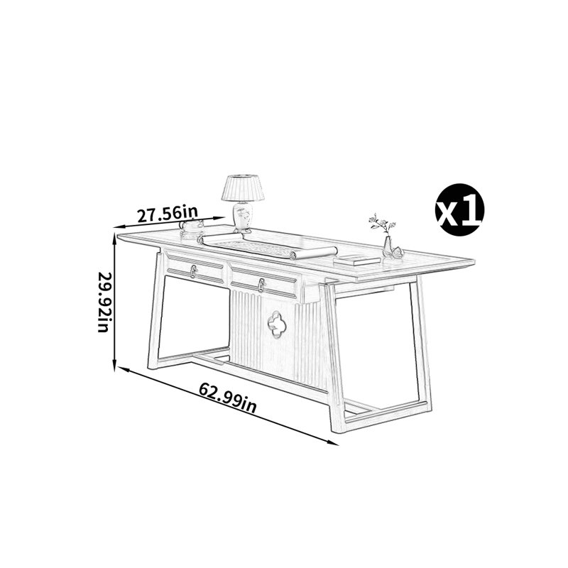 Mims, 29.92" H x 62.99" W x 27.56" D