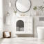 Ensemble de meuble-lavabo mural, 24 po, lavabo en céramique, 2 tiroirs, 1 porte à fermeture en douceur