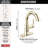 Single Handle Pull Down Bathroom Faucet
