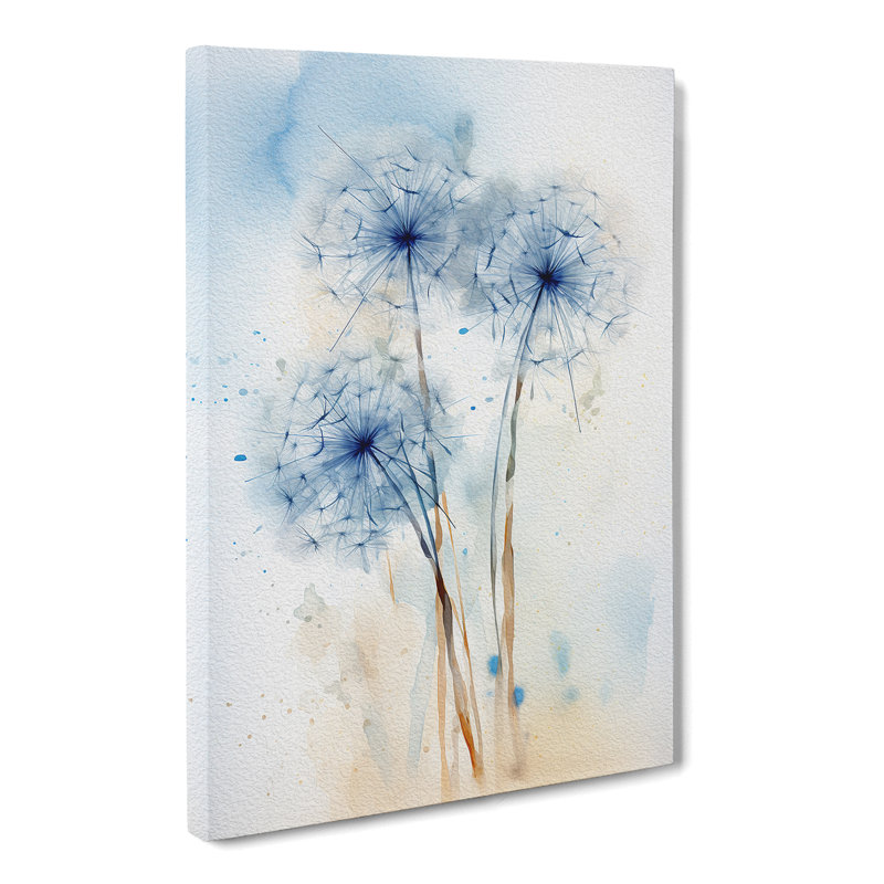 Dandelion Abstract No.4 - Wrapped Canvas
