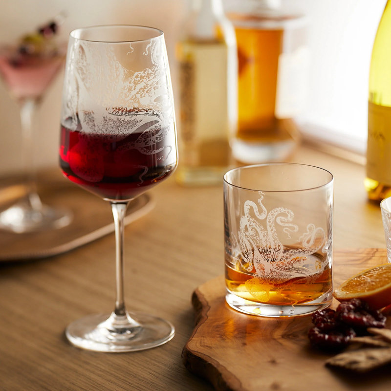 Lucy Handmade Crystal Red Wine Glass