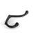 Coat Rustic Wrought Iron Wall Mounted Towel Hook