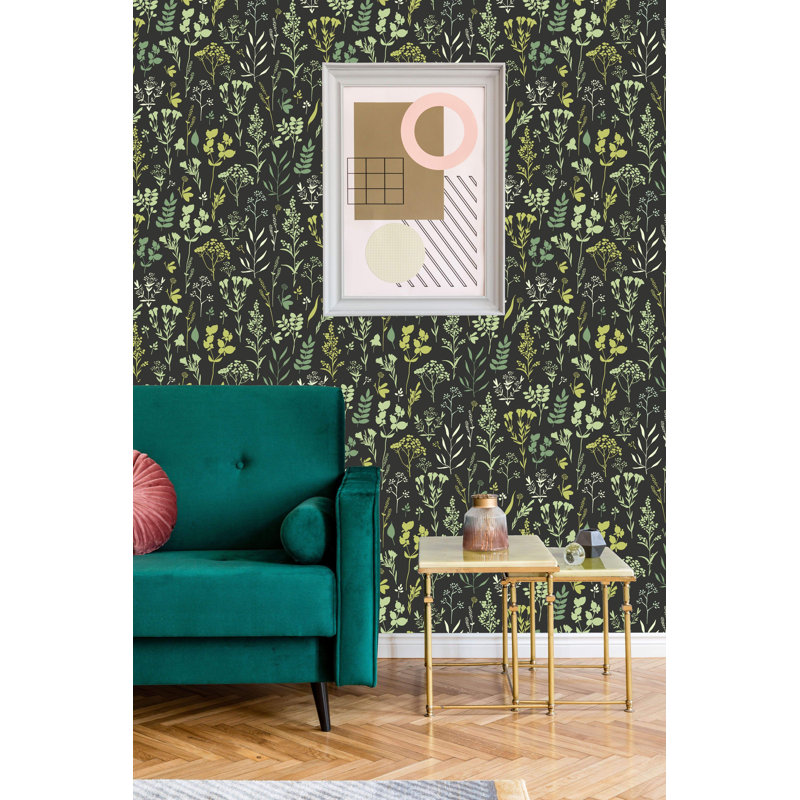 Rouleau de papier peint Quinnesec Herbs, L 10,42 pi x l 25 po