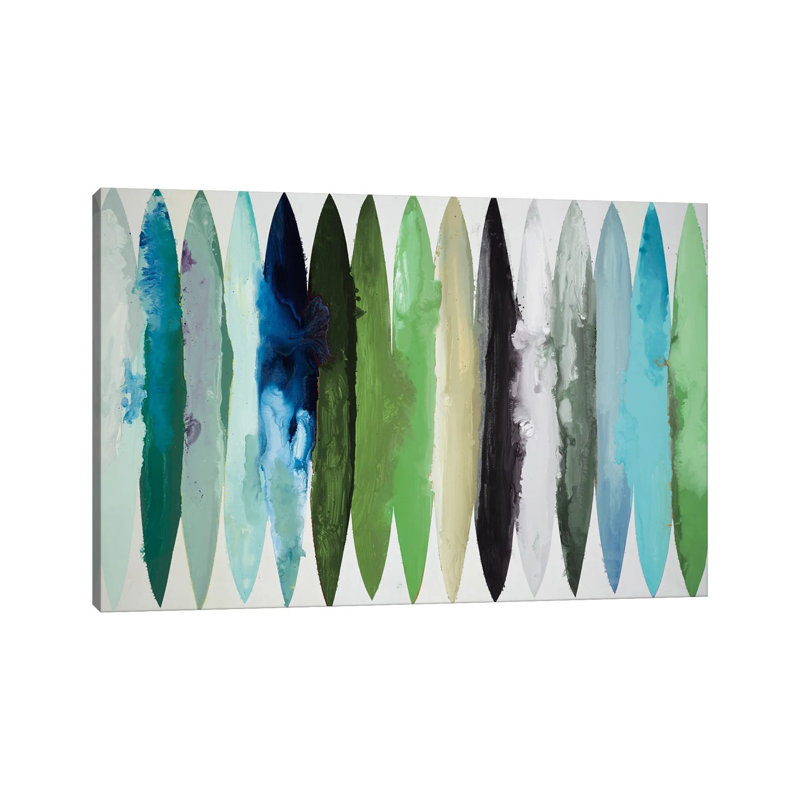 Even Flow - Greens 3 Pcs., 8" H x 12" W