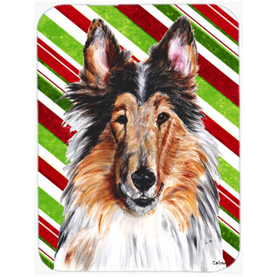 Planche à découper en verre à sucre de noël east urban home collie