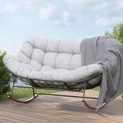 Double chaise berçante royale