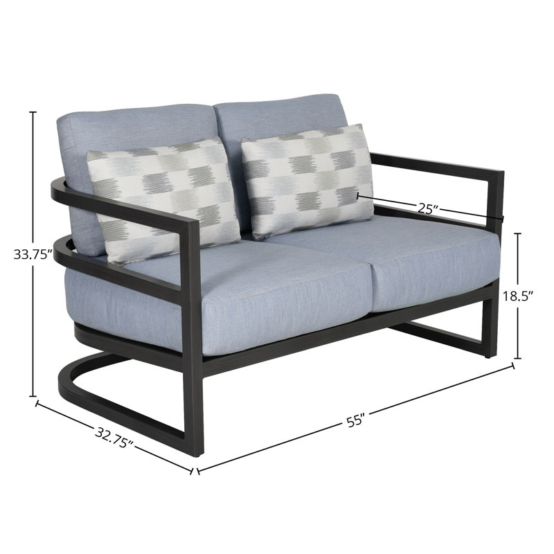 Gala Outdoor 2 - Seat Loveseat