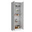 Kitchen Pantry Storage Cabinet 71" Height, With 4 Doors, 5 Adjustable Shelves, Freestanding Cupboard-1704487308