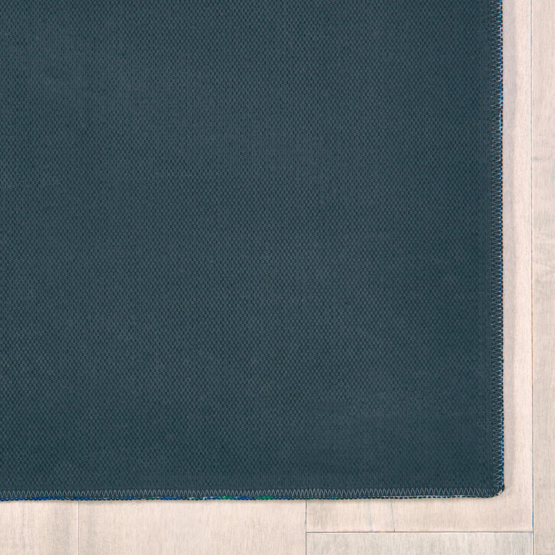 Tapis de couloir bleu / noir / rouge
