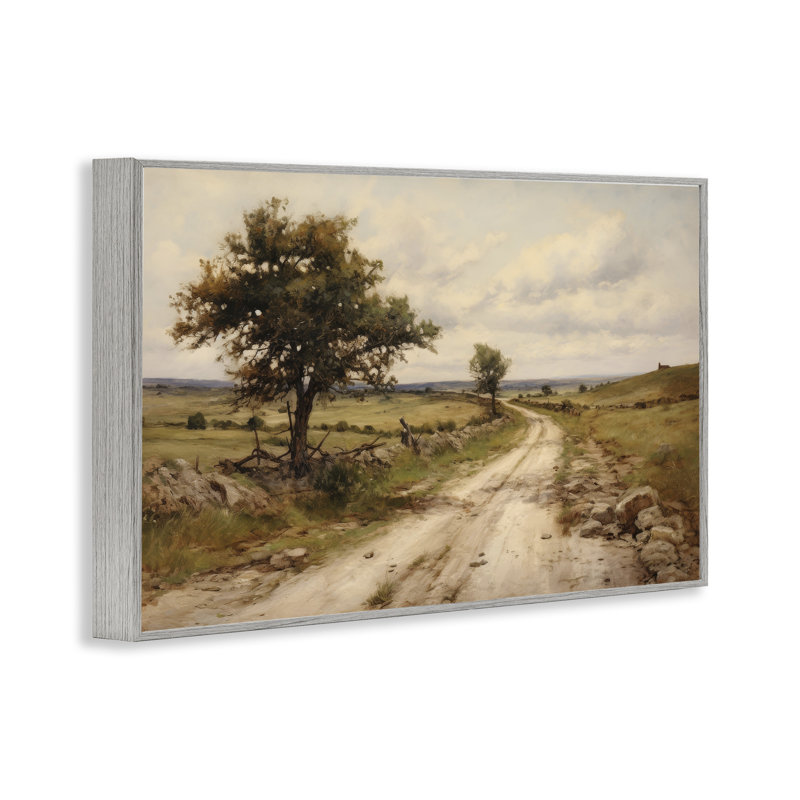 Road To Nowhere, estampe numérique par Petal Prints Design, Estampe numérique Farmhouse, H 16 po x l 24 po