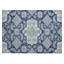 Tapis bleu intérieur / extérieur lavable à la machine Xhevrie-1893123955