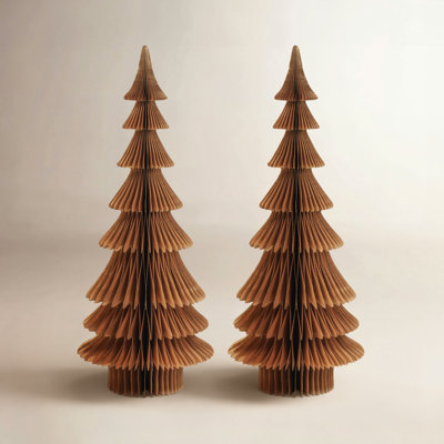 Miriam 2-Piece Paper Cone Tree Set