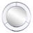 Risa Cocktail Table - Glam Style - Chrome-166982754