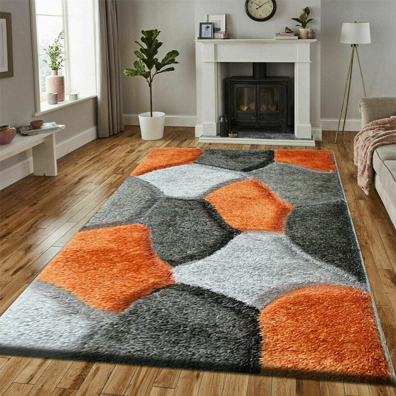 Bernessa Geometric Machine Tufted Indoor / Outdoor Area Rug, Rectangle 80 x 150cm