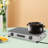 Double-Burner Electric Cooktop, Electric Stove Top With Knob Control, Electric Cooktop With Kids Lock & Timer-120705895