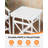 3-Piece Adirondack Chairs and Table Set, HDPE Outdoor Bar Sets, All Weather Outdoor Bar Stools Set, HDPE Adirondack Bar Height Chairs and Bar Table for Balcony, Bistro, Poolside-1022110881