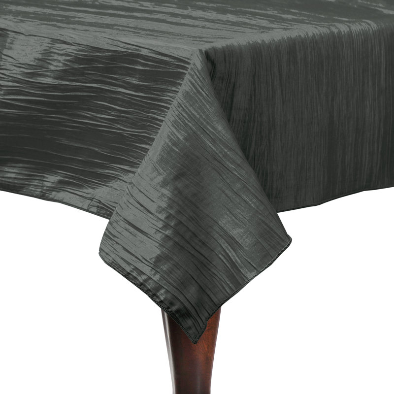Solid Square Tablecloth, 45" L x 45" D, Light Silver Grey, 3